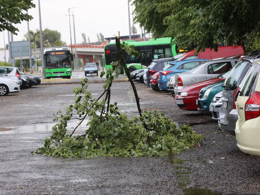 Vihar, zivatar, időjárás, ítéletidő, eső, Magyarország, viharMagyarország, 2025.07.07., Pécs