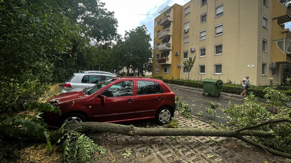 Vihar, zivatar, időjárás, ítéletidő, eső, Magyarország, viharMagyarország, 2025.07.07., Szeged