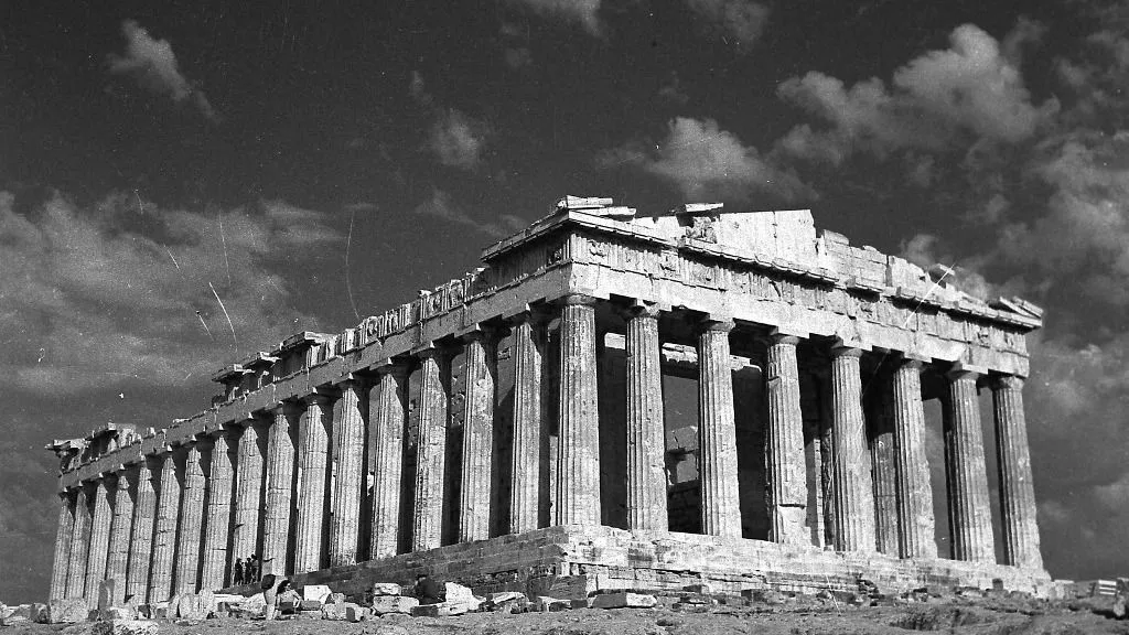 Akropolisz Athènes (Grèce). Le Parthénon sur l'Acropole.      RV-96777 (Photo by © Collection Roger-Viollet / Roger-Viollet via AFP)