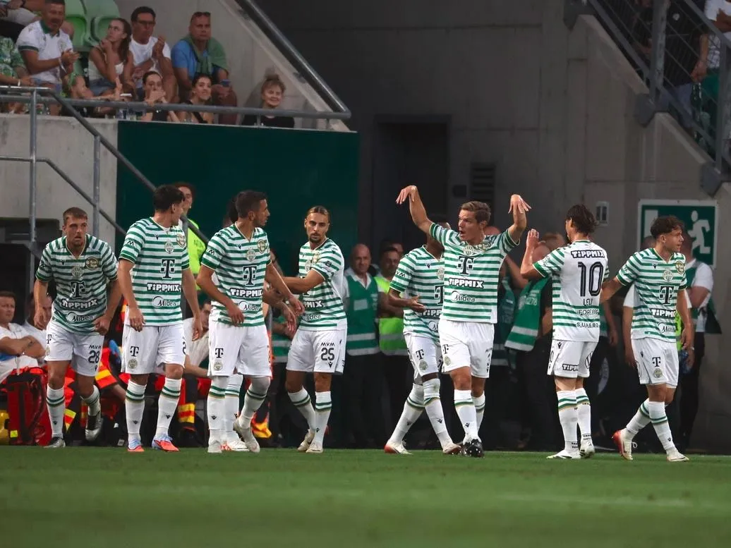 FTC - FC Noah, Bajnokok Ligája selejtező visszavágó, labdarúgás, foci, Budapest, Groupama Aréna 2025. július 30.,  FTCfoci, Fradi,