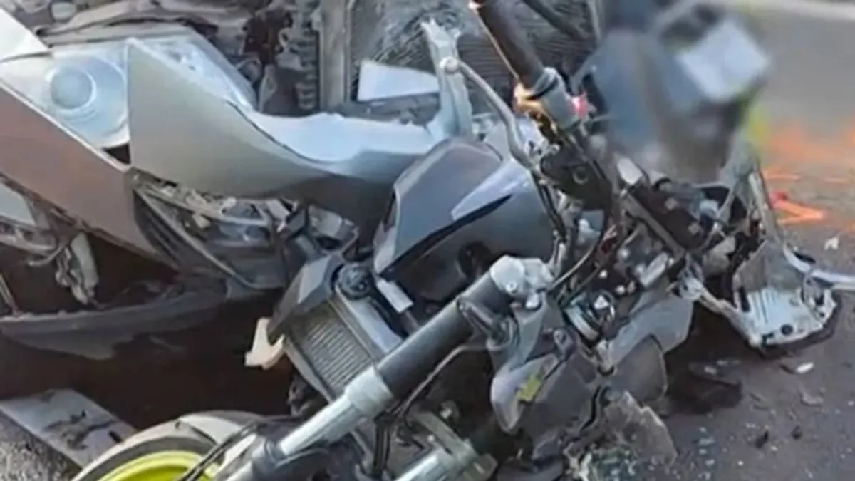 Brutális horrorbaleset az M5-ön, türelmetlen motoros húzta a gázt