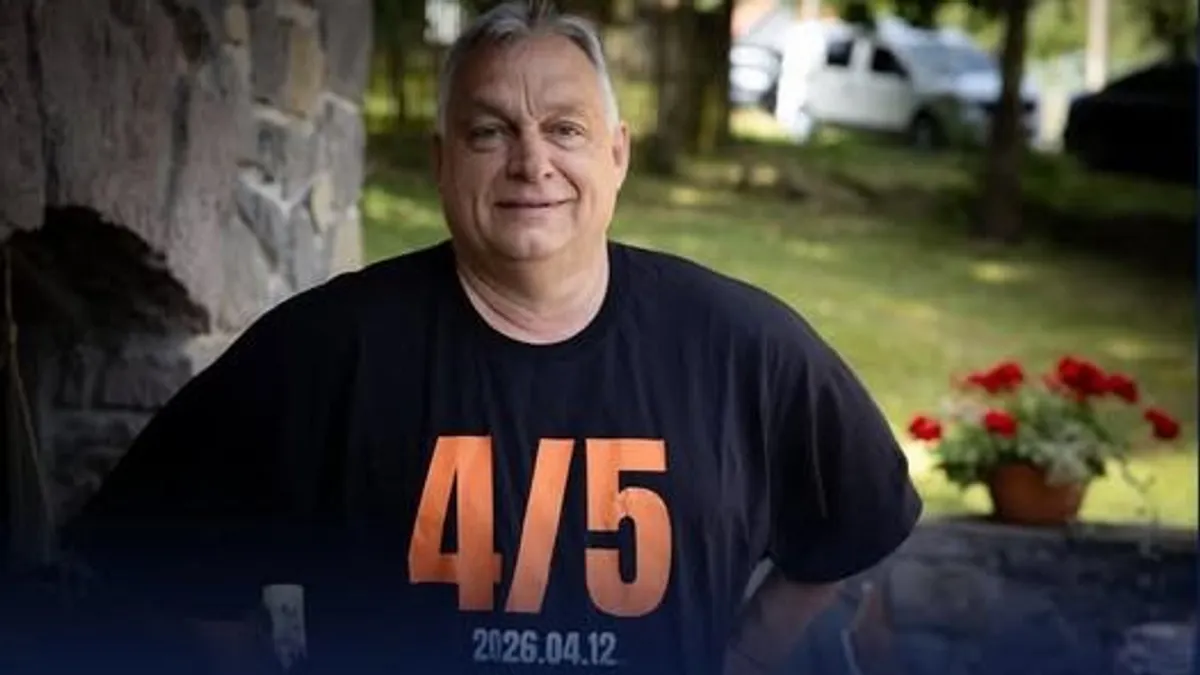 Orbán Viktor nem teketóriázott, amikor ebbe a pólóba bújt