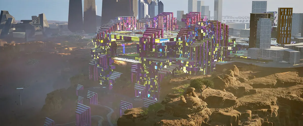A Neom projekt egyik szupervárosában, a The Line-ban kapna helyet a 2034-es FIFA-világbajnokság egyik stadionja, amely a VB után a szaúdi profi ligás Al-Hilal és Al-Nassr labdarúgóklubok otthona lenne 