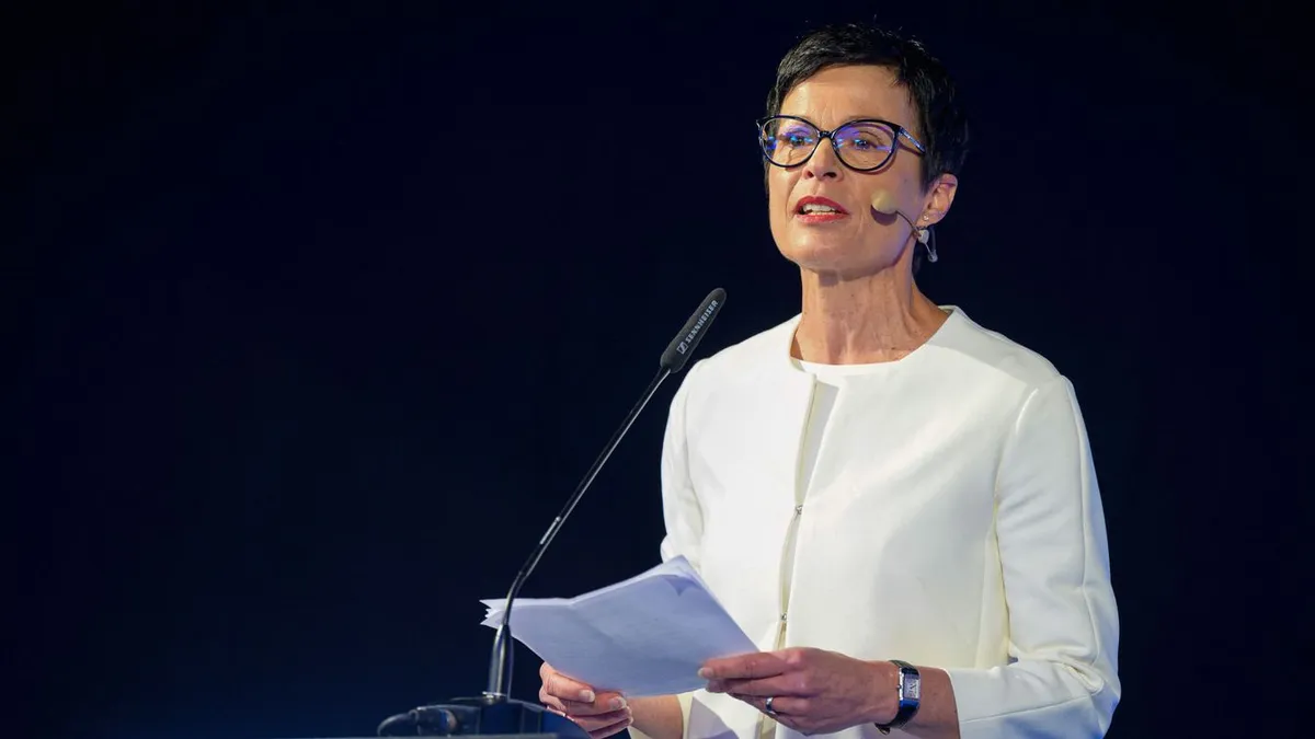 Marta Kos Fotó: AFP, EU biztos, Magyarország