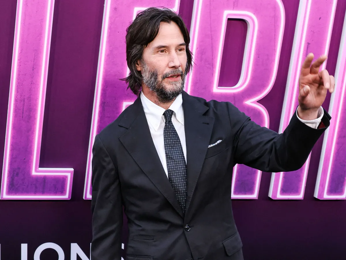 Keanu Reeves, Keanu, Reeves, Canadian actor and musician Keanu Reeves arrives at the Los Angeles Special Screening Of Lionsgate's 'From the World of John Wick: Ballerina' held at the TCL Chinese Theatre IMAX in Hollywood, Los Angeles, California, United States. (Photo by Xavier Collin/Image Press Agency/NurPhoto) (Photo by Image Press Agency / NurPhoto via AFP)