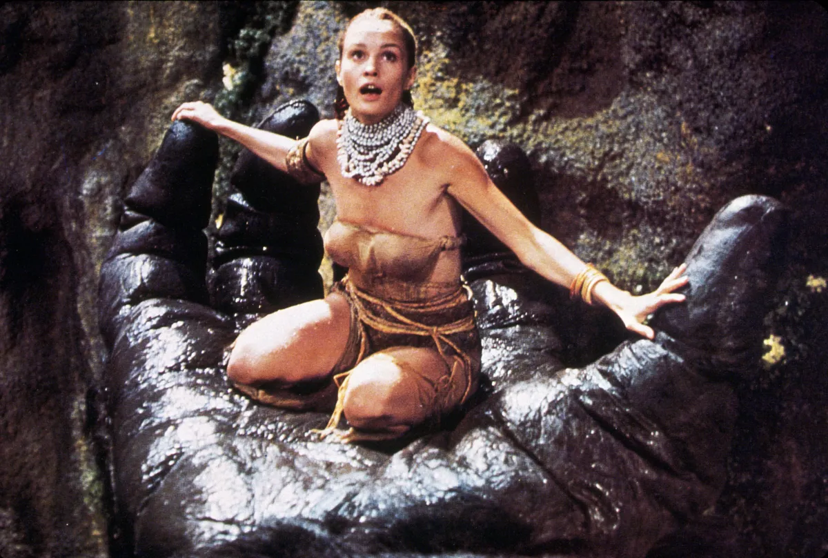 1976, Film Title: KING KONG, Director: JOHN GUILLERMIN, Pictured: JESSICA LANGE