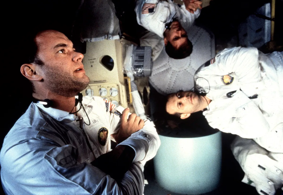 'Apollo 13' by Ron Howard; starring Tom Hanks, Bill Paxton, Kevin Bacon. Made in USA, 1995.