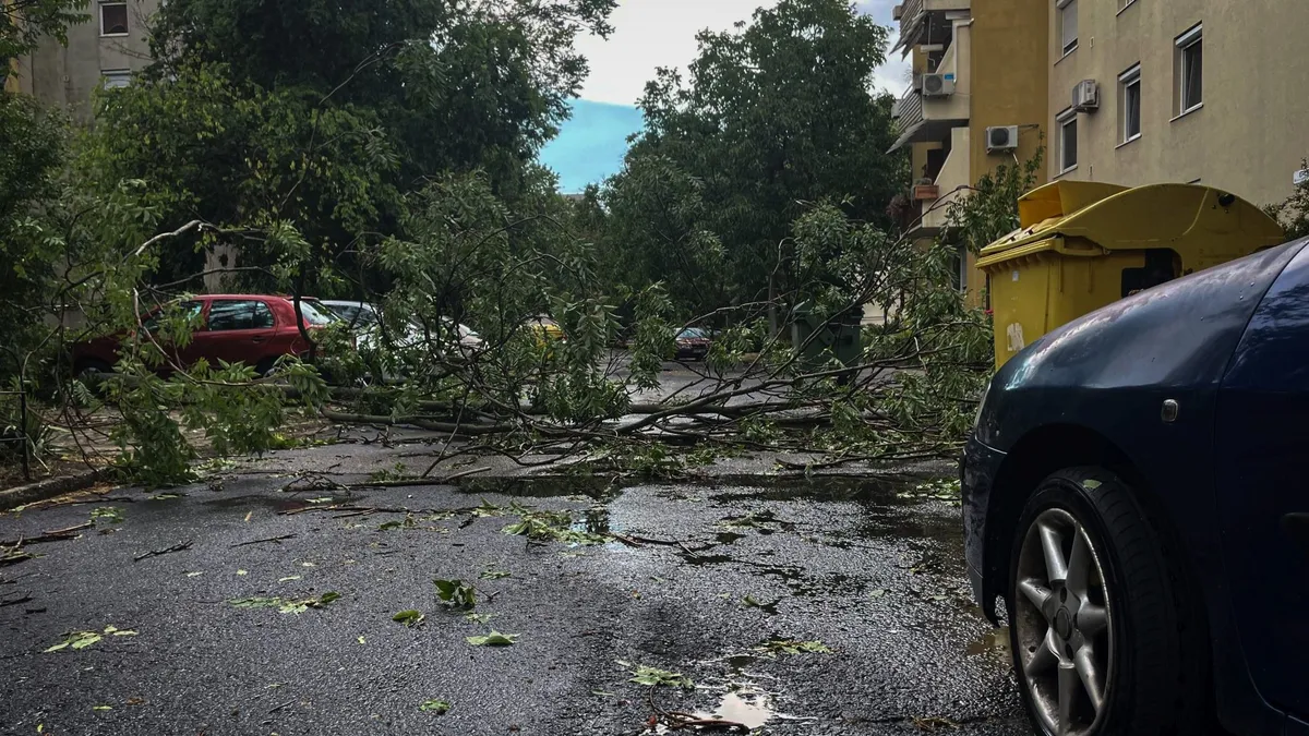 Brutális károkat okozott a tegnapi vihar – itt vannak a Katasztrófavédelem hivatalos adatai
