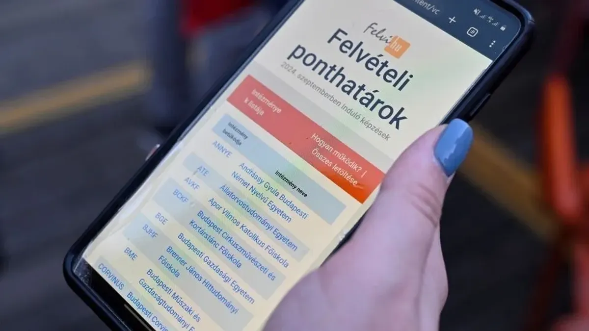 Mutatjuk, mely egyetemekre volt a legnehezebb bekerülni 2025-ben