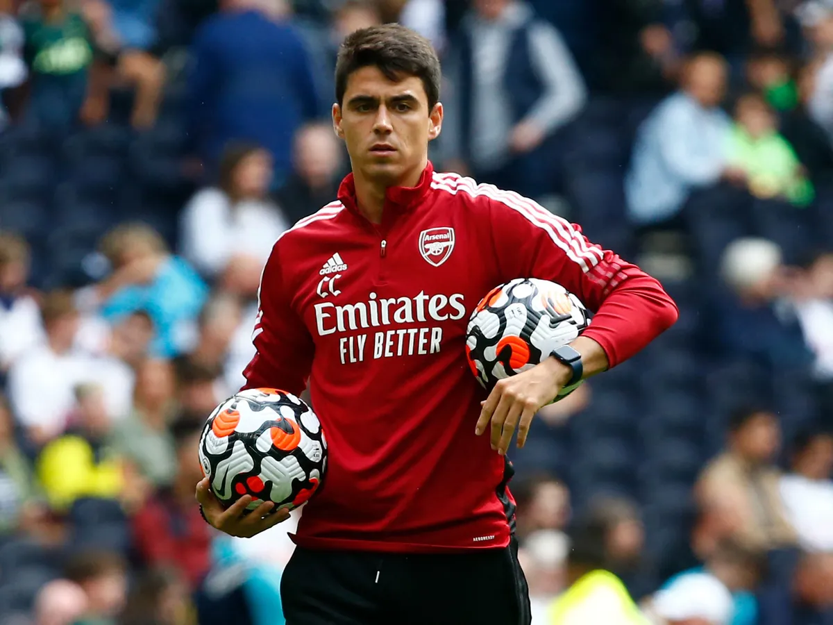 legfiatalabb edző, Assistant Coach Carlos Cuesta[ of Arsenal during The Mind Series between Tottenham Hotspur and Arsenal at Tottenham Hotspur stadium, London, England on 08th August  2021.  (Photo by Action Foto Sport/NurPhoto) (Photo by Action Foto Sport / NurPhoto via AFP)