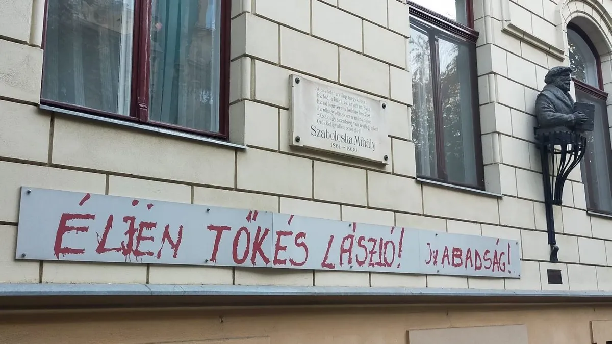 Magyar nyelvű emléktáblát rongáltak meg Temesváron