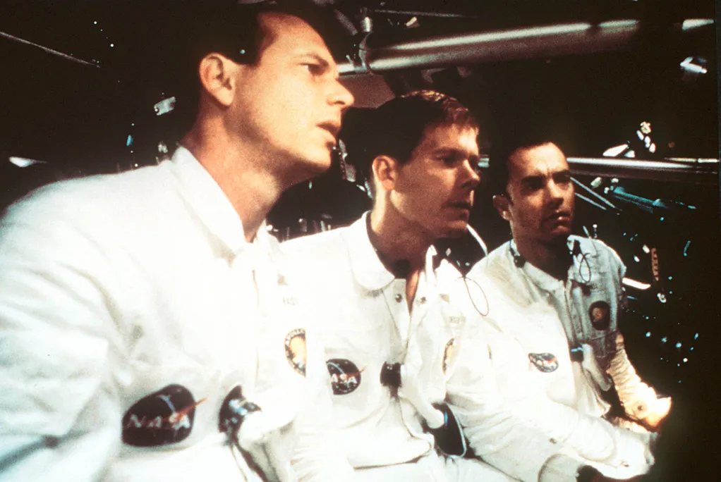 Apollo 13', by Ron Howard; starring Bill Paxton, Kevin Bacon, Tom Hanks.  Made in USA, 1995.