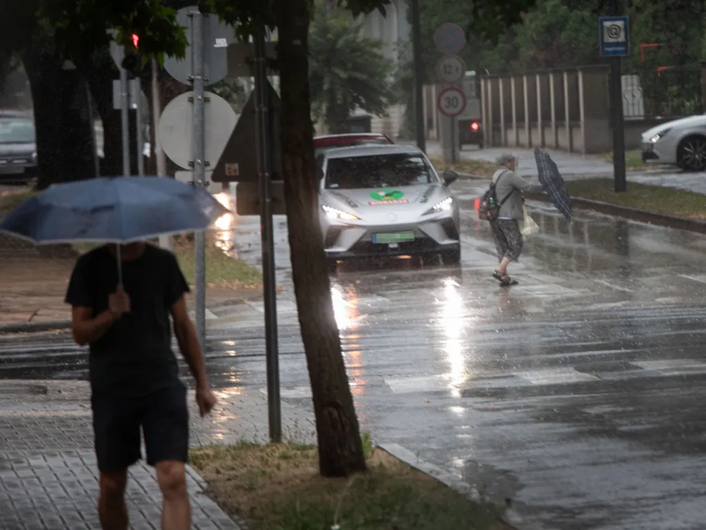 Vihar, zivatar, időjárás, ítéletidő, eső, Magyarország, viharMagyarország, 2025.07.07., Zalaegerszeg