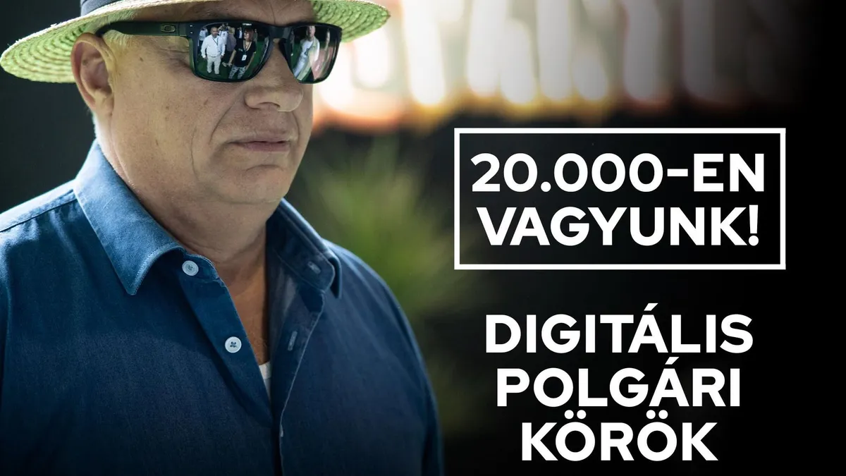 Orbán je napovedal konec kulture sovraštva, Digitalni državljanski krogi pridobili veliko članov