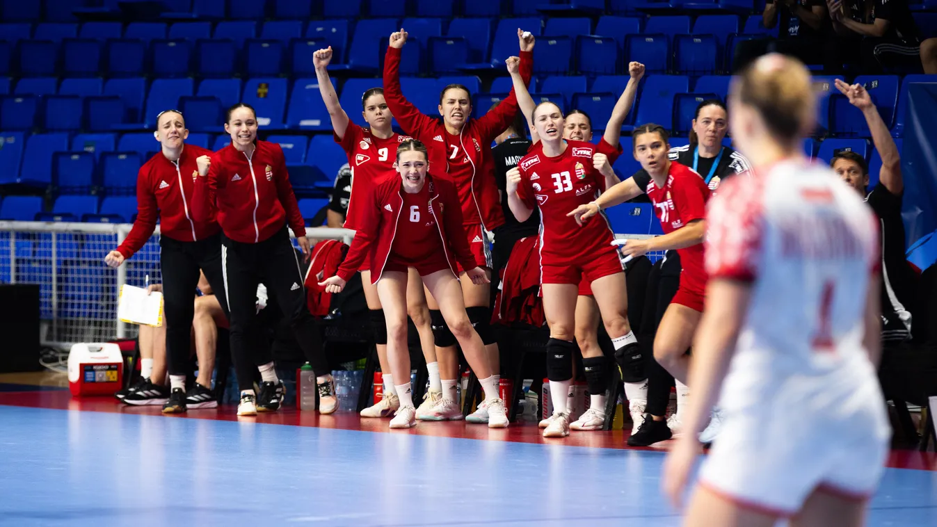 Óriási csata után magyar továbbjutás a női junior kézilabda Eb-n Kép