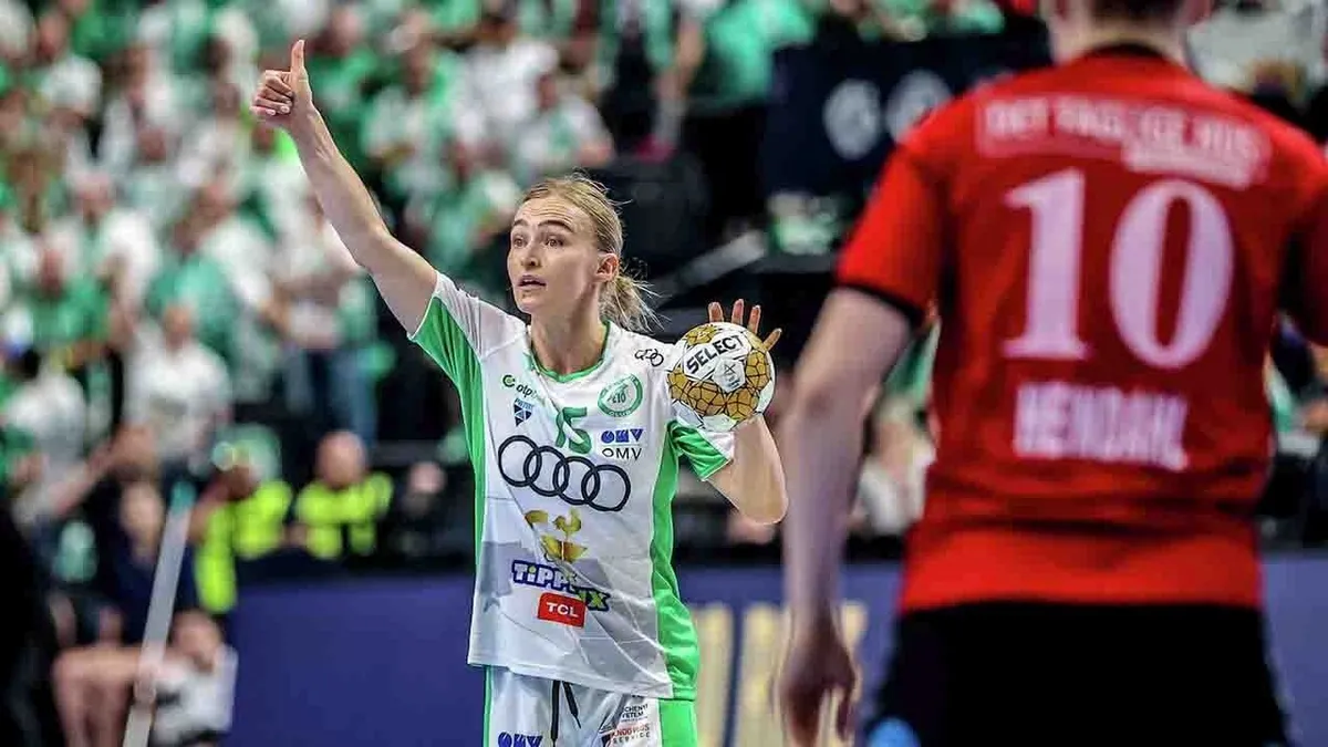 Stine Oftedal, női kézilabda final four 2024, nőikézilabda,  finalfour2024, 2024.06.01.,  EHF FINAL4 WOMEN 2024, BL-elődöntő, Győr-Esbjerg