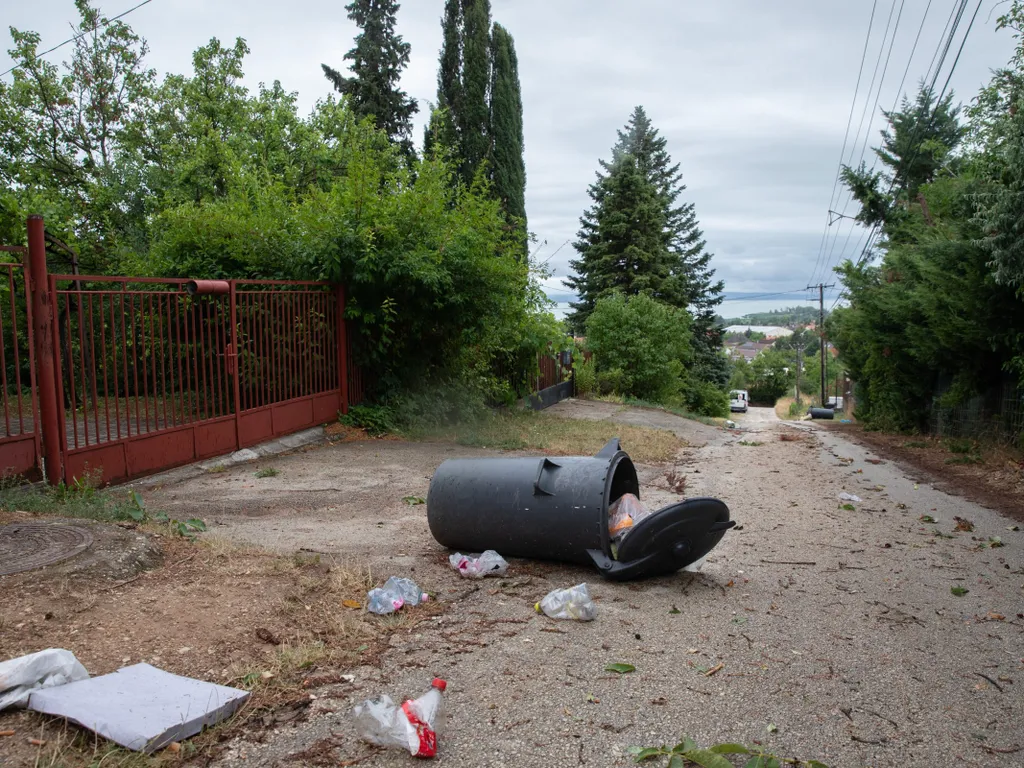 Vihar, zivatar, időjárás, ítéletidő, eső, Magyarország, viharMagyarország, 2025.07.07., Balatonalmádi, Alsóörs