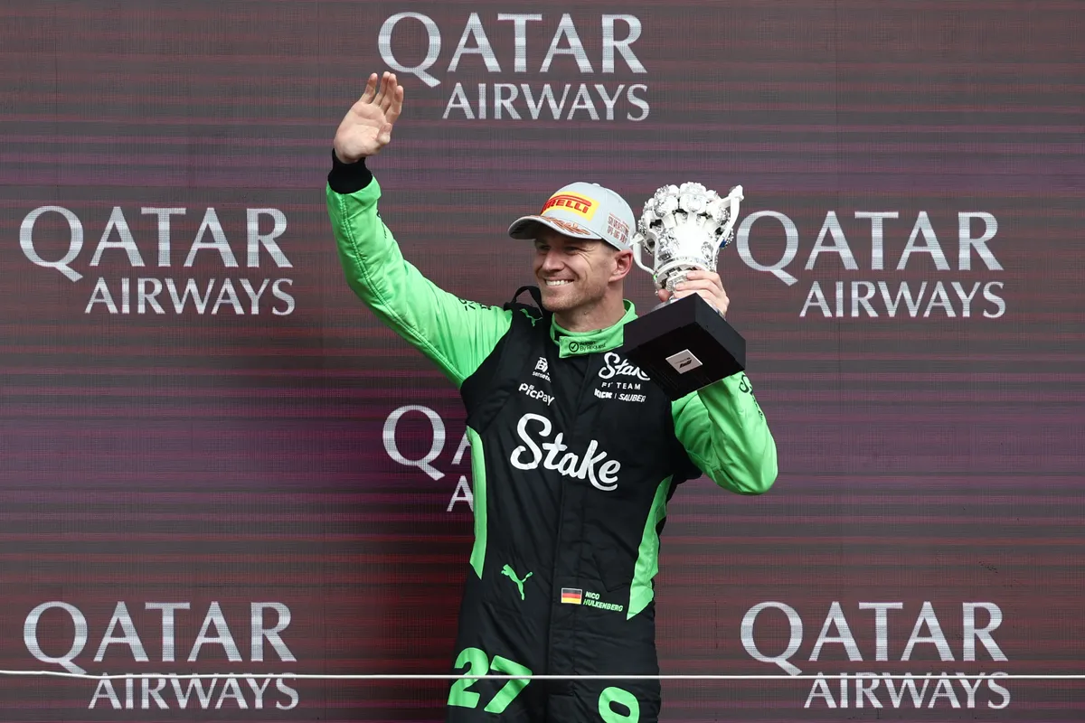Nico Hülkenberg of Kick Sauber after the Formula 1 British Grand Prix at Silverstone Circuit in Northampton, Great Britain on July 6, 2025. (Photo by Jakub Porzycki/NurPhoto) (Photo by Jakub Porzycki / NurPhoto via AFP)