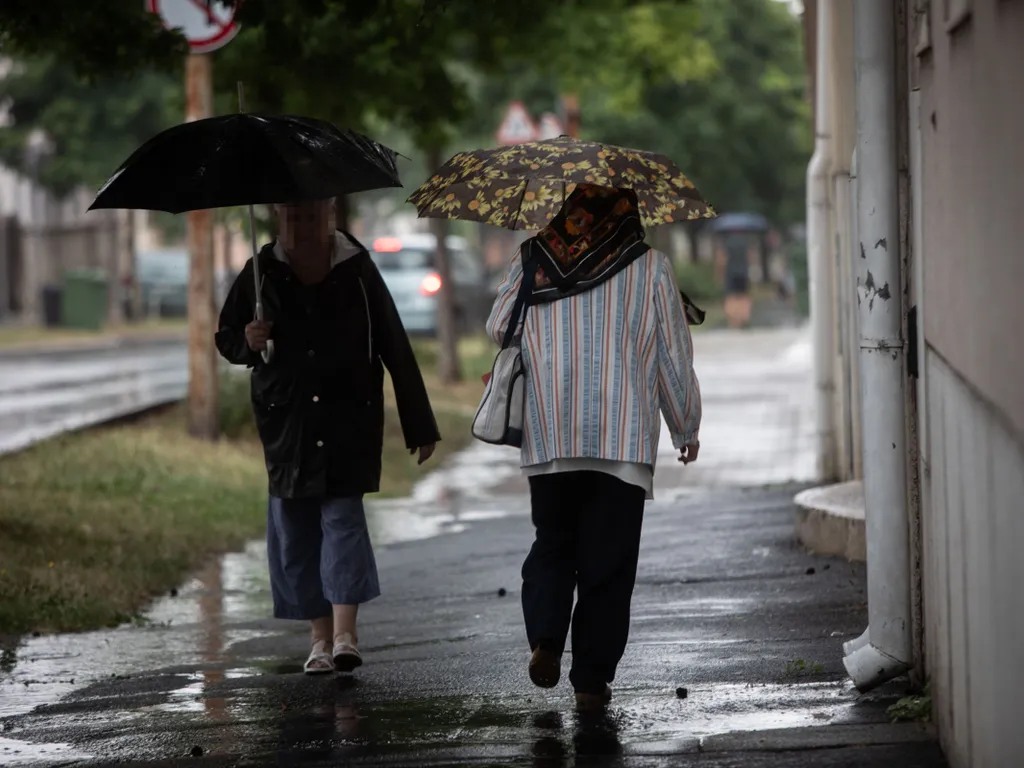 Vihar, zivatar, időjárás, ítéletidő, eső, Magyarország, viharMagyarország, 2025.07.07., Zalaegerszeg