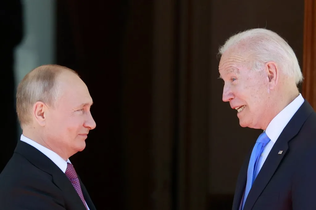 Vlagyimir Putyin orosz és Joe Biden volt amerikai elnök (Fotó: AFP)