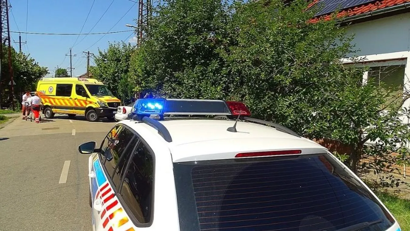 Ilyet még a rendőrök se láttak: hihetetlen módon préselte az oszlophoz egy Mercedes az idős férfit Kép