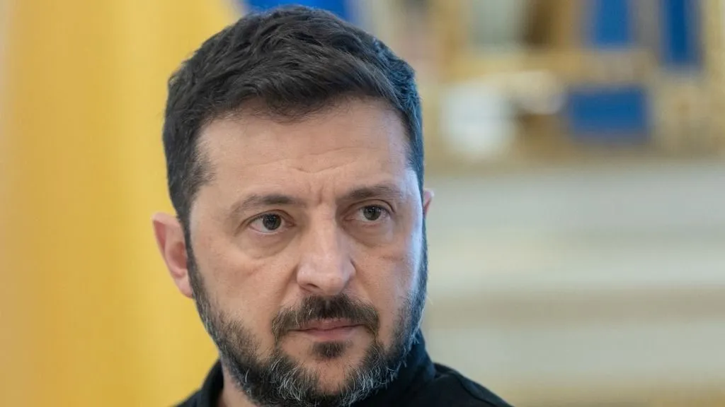 Volodimir Zelenszkij ukrán elnök Fotó: Ukrán elnöki sajtószolgálat / AFP