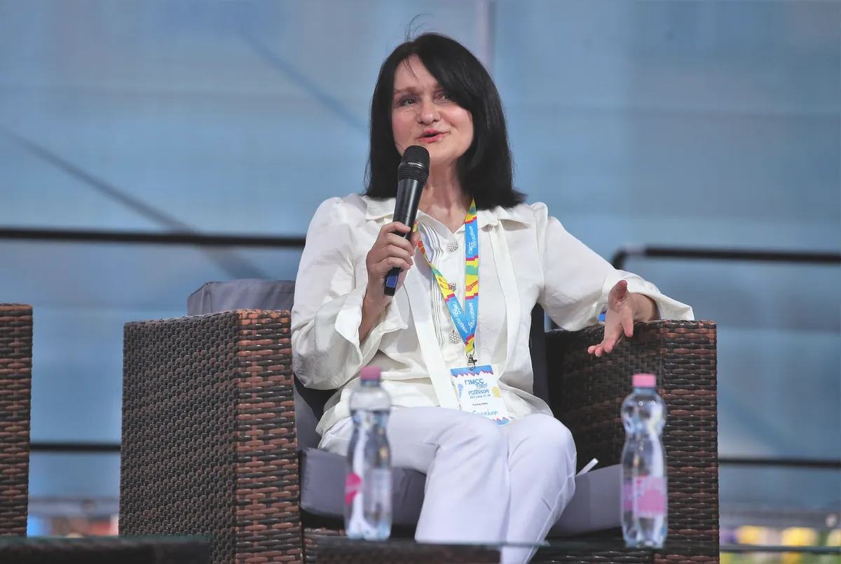 20230728 Esztergom
Mathias Corvinus Collegium MCC Feszt
fotó: Havran Zoltán (HZ)
Magyar Nemzet
képen: Csuhaj Ildikó az ATV főmunkatársa