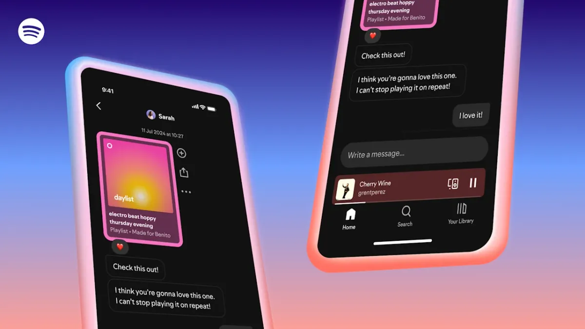 Részben chatalkalmazássá válik a Spotify