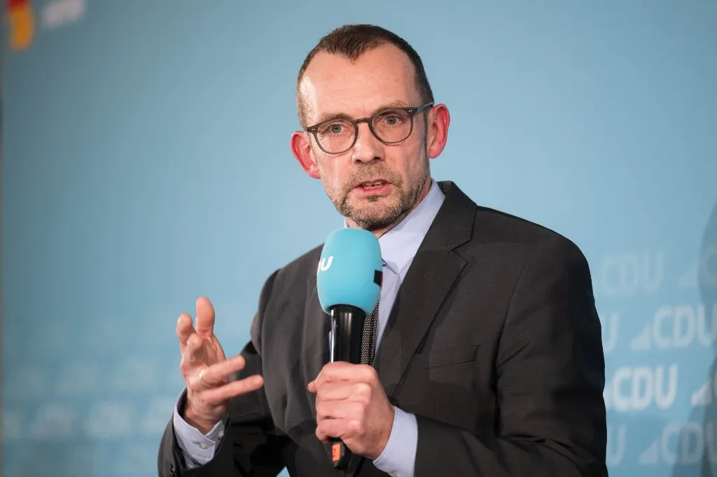 Németország: Thomas Röwekamp, ​​a CDU politikusa (Fotó: dpa Picture-Alliance/AFP/Sina Schuldt)