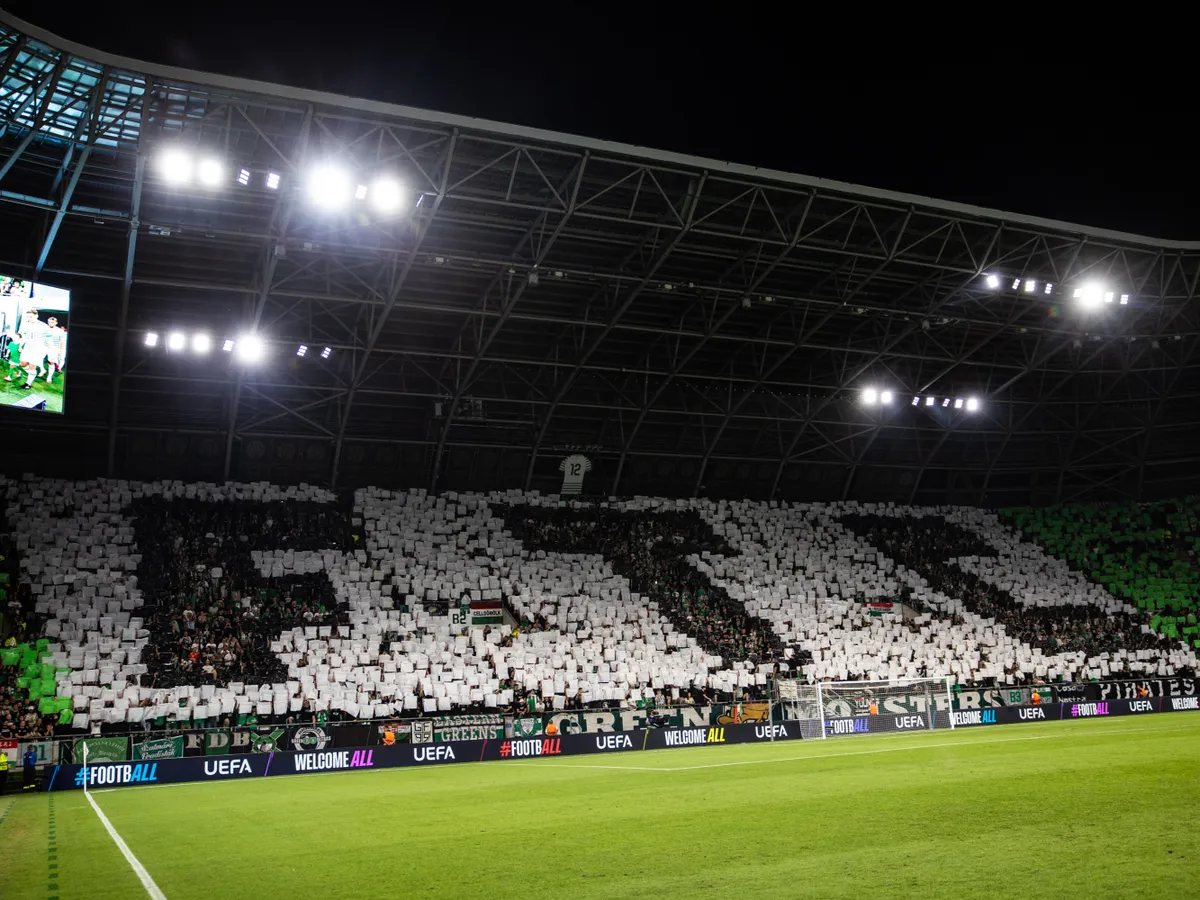 Ferencvárosi TC – Qarabag, FerencvárosiTCQarabag, FTC, Fradi, Ferencváros, foci, labdarúgás, Bajnokok Ligája, selejtező, Groupama Aréna, Budapest, 2025.08.19.