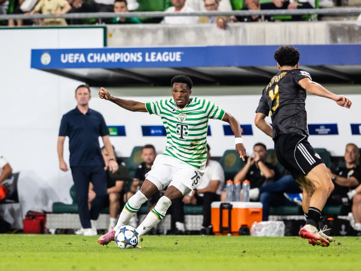Robbie Keane Ferencvárosi TC – Qarabag, FerencvárosiTCQarabag, FTC, Fradi, Ferencváros, foci, labdarúgás, Bajnokok Ligája, selejtező, Groupama Aréna, Budapest, 2025.08.19.