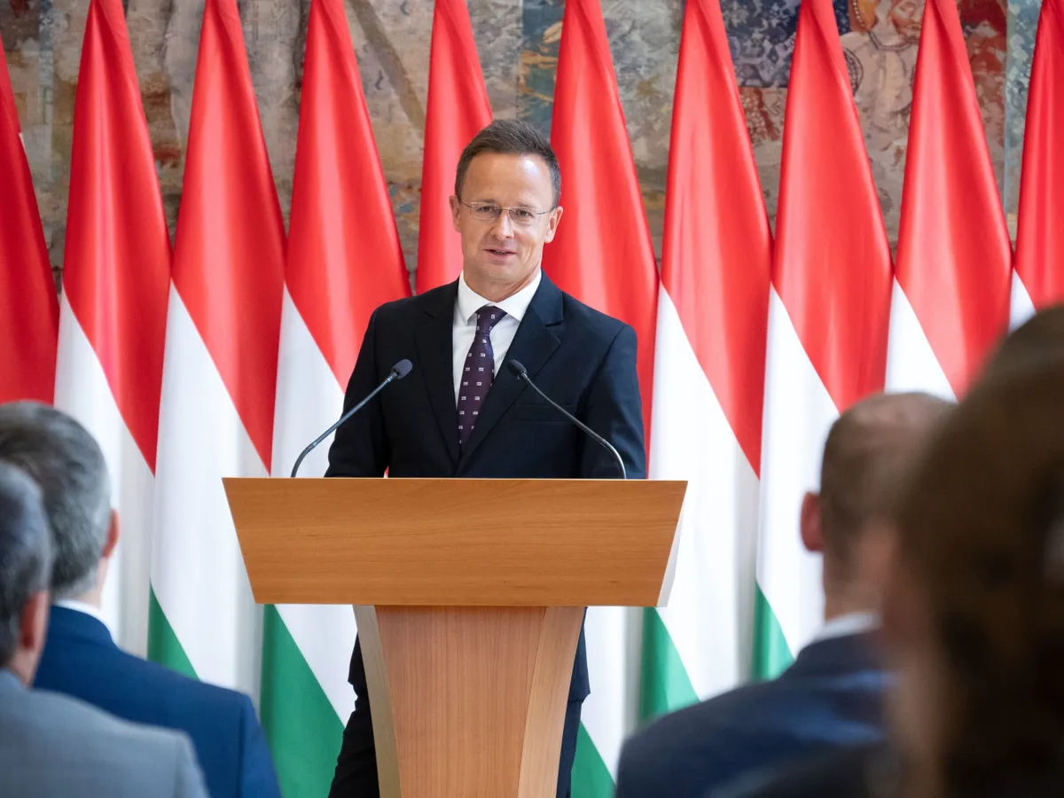 Szijjártó Péter külgazdasági és külügyminiszter Brüsszel terveiről beszélt