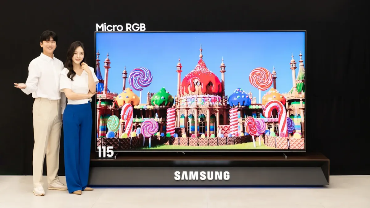 Ultra prémium kategóriás tévékben debütál a Samsung új micro RGB panelje