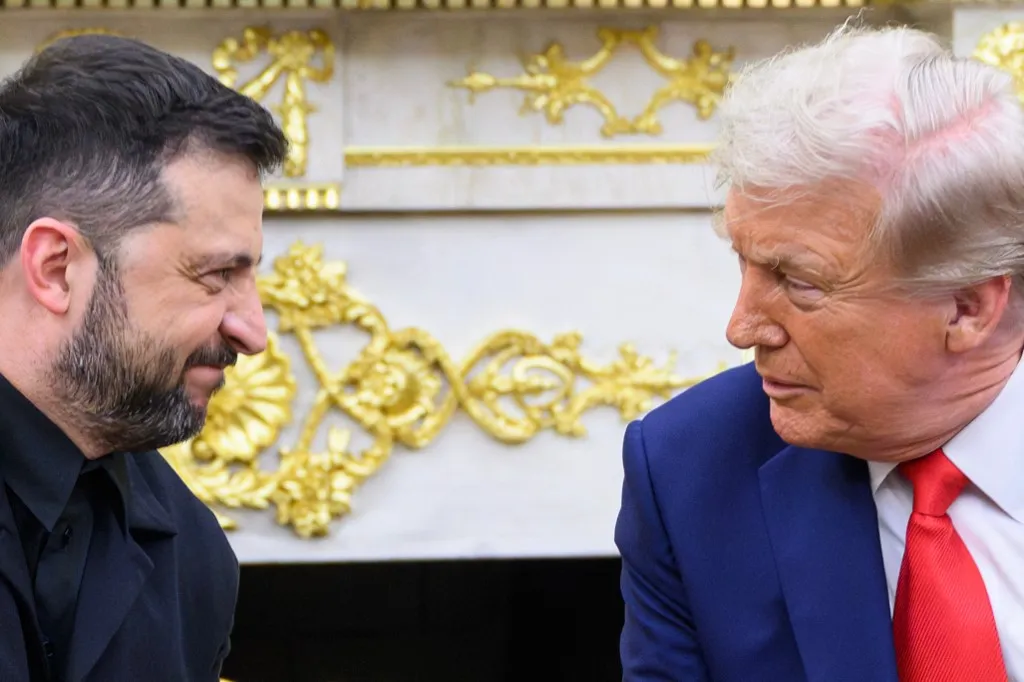 Zelenszkij és Trump a washingtoni egyeztetésen