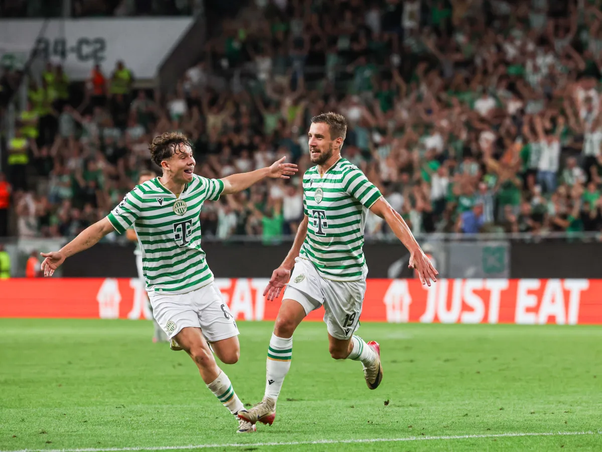 Ferencvárosi TC – Qarabag, FerencvárosiTCQarabag, FTC, Fradi, Ferencváros, foci, labdarúgás, Bajnokok Ligája, selejtező, Groupama Aréna, Budapest, 2025.08.19.