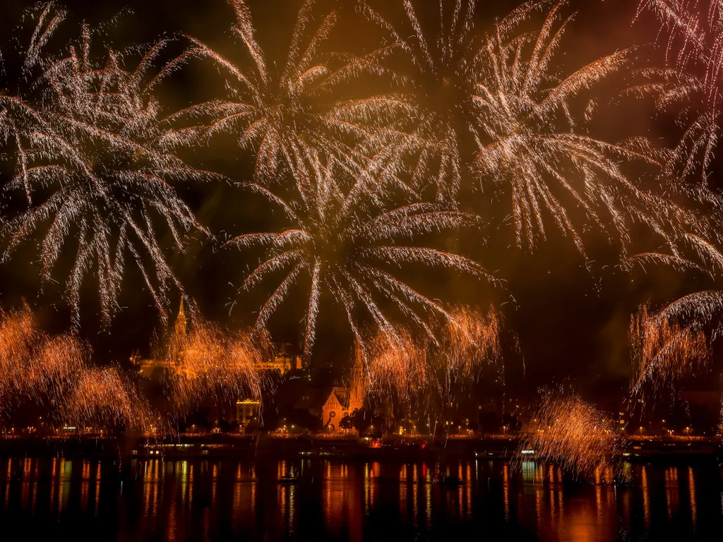 Augusztus 20., tűzijáték, Augusztus20tűzijáték, drónshow, Budapest, 2025.08.20.
