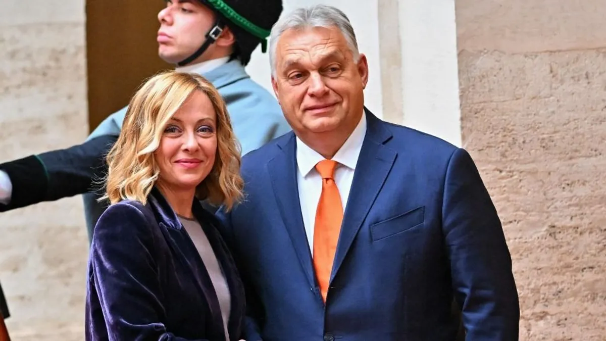 Orbán Viktor kiállt Giorgia Meloni mellett az illegális migráció ügyében