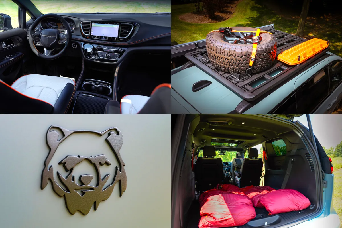 Interior of Chrysler Pacifica Grizzly Peak concept