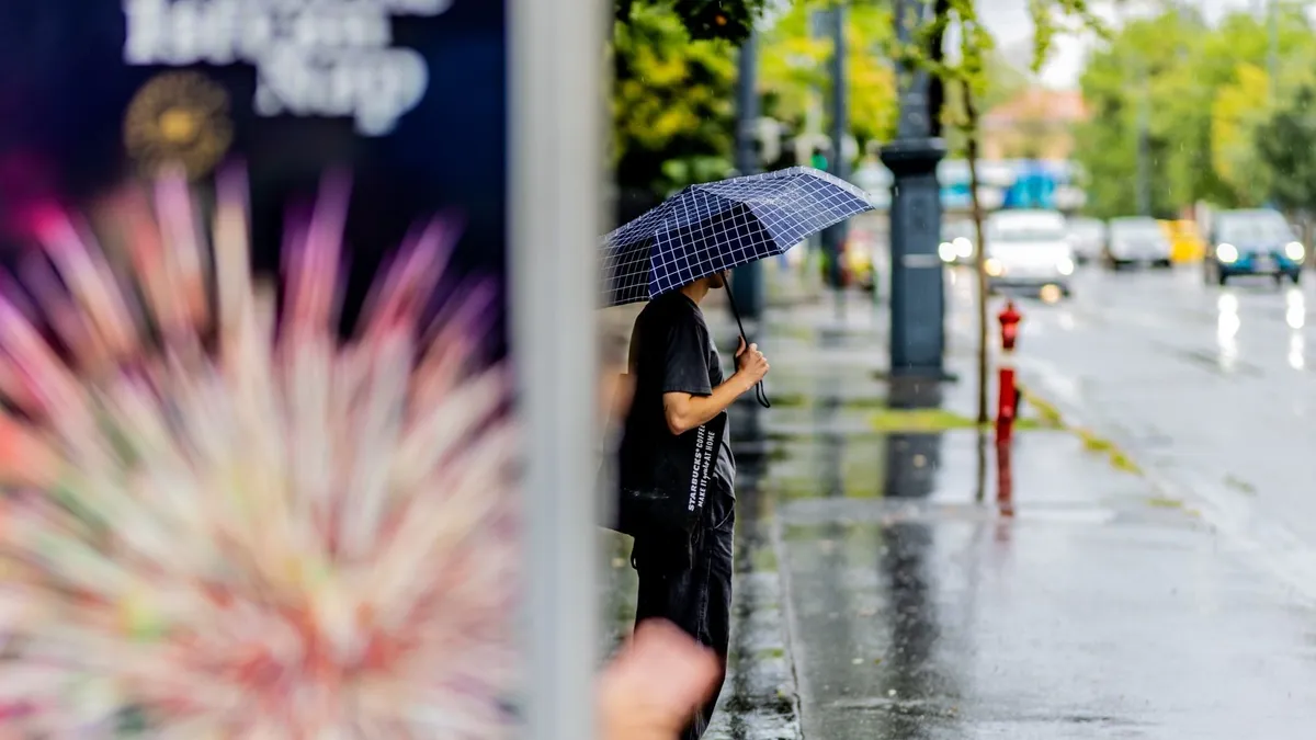 Ítéletidő Budapesten: monszunszerű eső zúdult a fővárosra, ítéletidő, Budapesten, eső, időjárás, zivatar, vihar 2025.08.30.