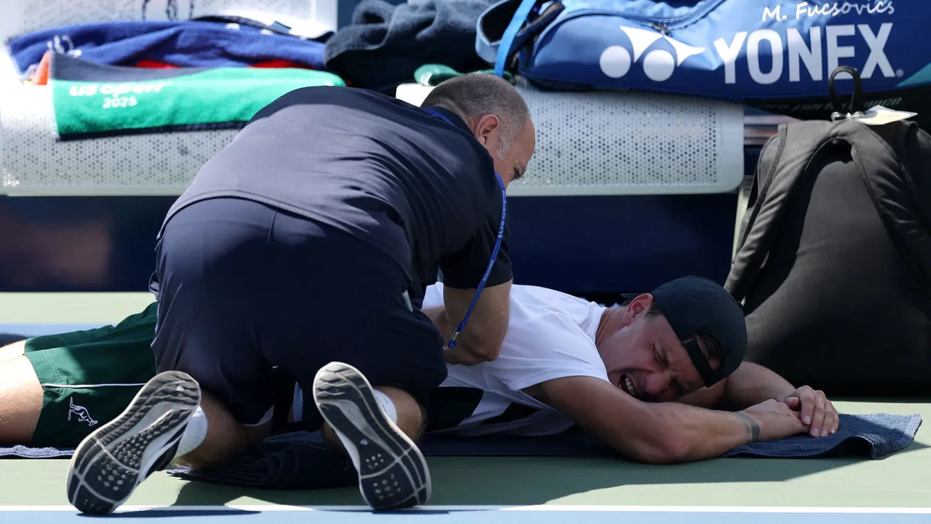 Fucsovics megsérült, hősként búcsúzott a US Openen – videó Kép