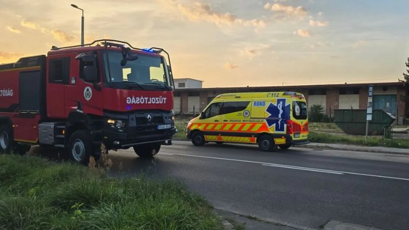 Nagy volt a veszély, sorház melléképülete kapott lángra Kép