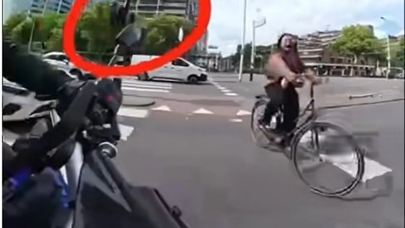 A kerékpárosoknak semmilyen szabályt sem kell betartaniuk? – videó Kép