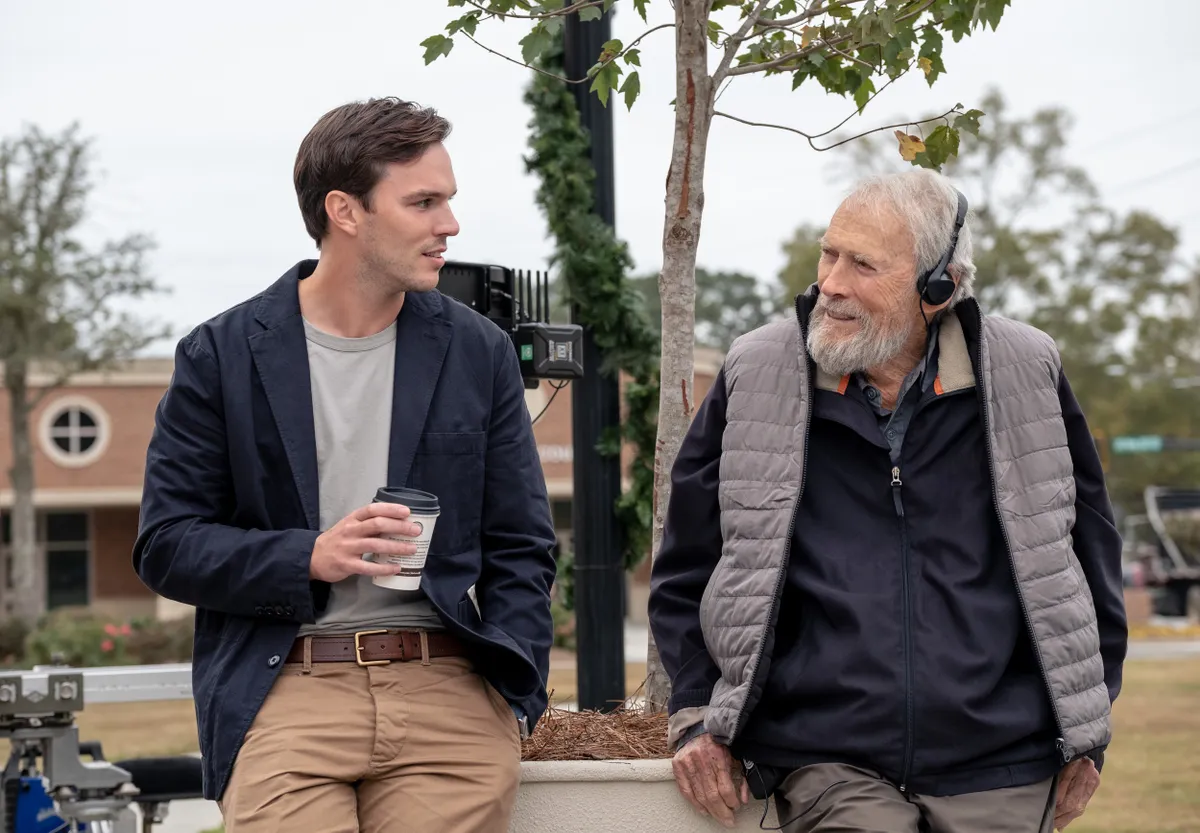 Nicolas Hoult and Direstor Clint Eastwwod