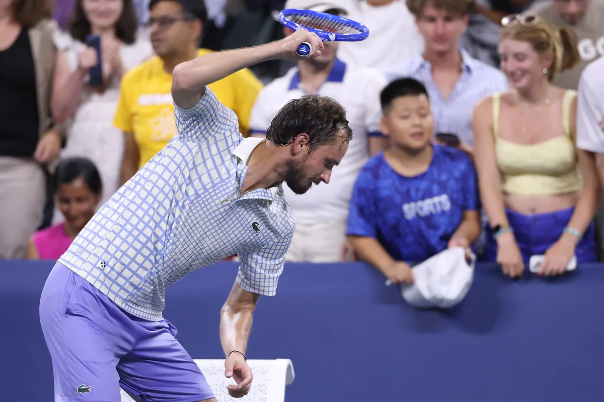 botrány, tenisz, Danyiil Medvegyev, US Open