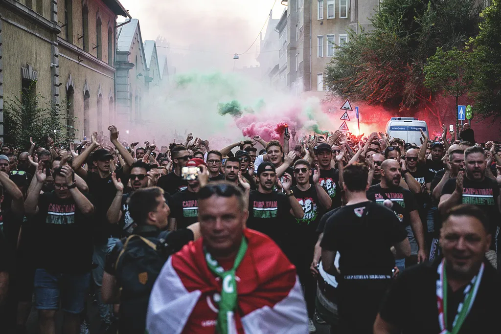 Magyarország – Portugália, MagyarországPortugália, VB - selejtező labdarúgó mérkőzés, világbajnoki-selejtező, Magyar labdarúgó-válogatott, Puskás Aréna, 2025. 09. 09. Szurkolók