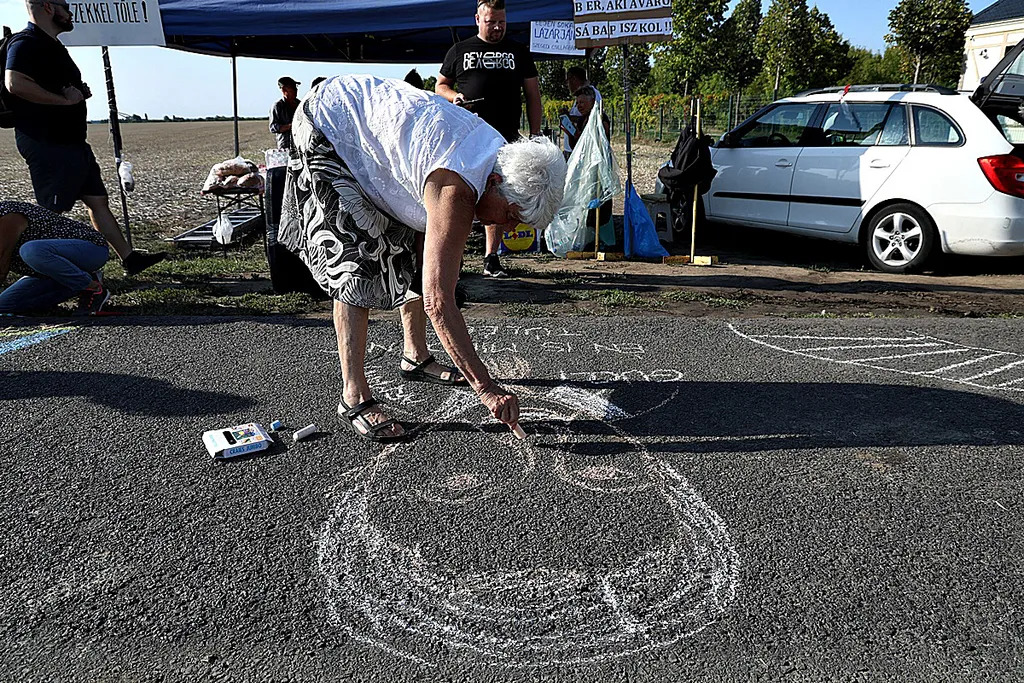 Aszfaltrajzverseny, Hódmezővásárhely, batidai kastély, tüntetés, Márki-Zay Péter