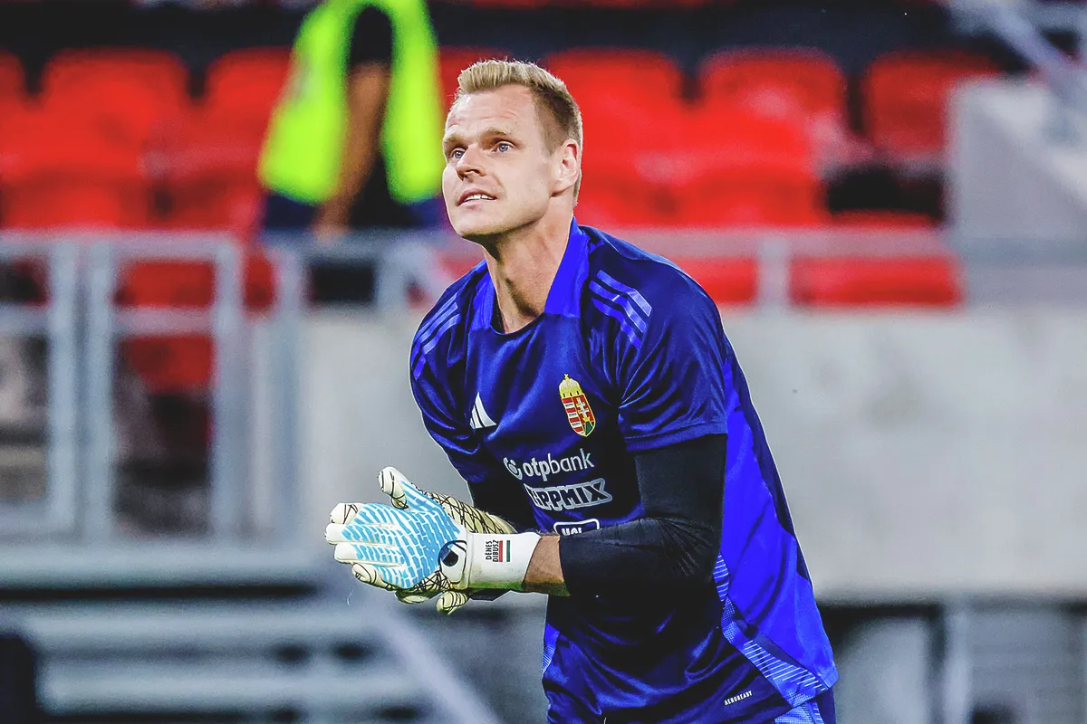 Dibusz Dénes a Portugália elleni vb-selejtező előtt sérült meg. Siettette a visszatérést, ez okozta a gondot. Marco Rossi most nem számíthat rá a magyar válogatottban