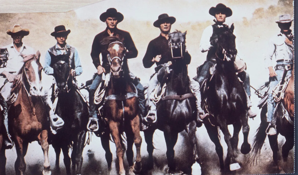 Denzel Washington, 'The Magnificent Seven' by John Sturges, USA, 1960; starring James Coburn, Horst Buchholz, Yul Brynner, Eli Wallach, Robert Vaughan and Charles Bronson.