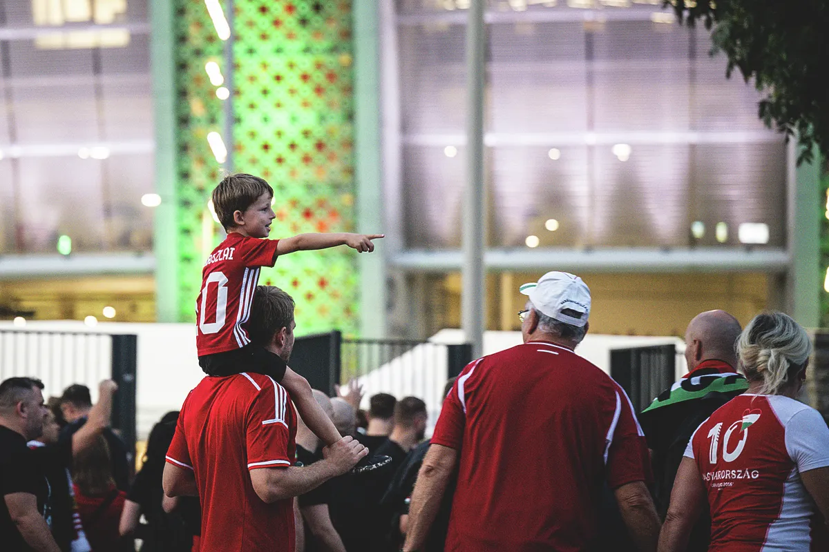 Magyarország – Portugália, MagyarországPortugália, VB - selejtező labdarúgó mérkőzés, világbajnoki-selejtező, Magyar labdarúgó-válogatott, Puskás Aréna, 2025. 09. 09. Szurkolók Ronaldo