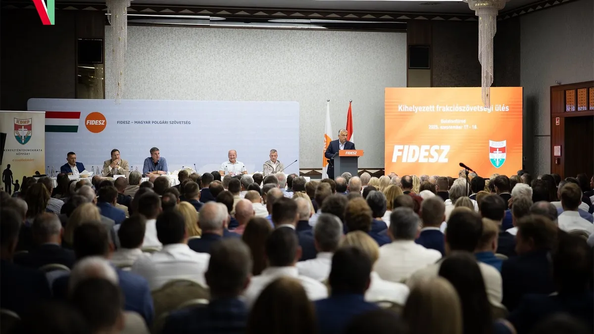 Orbán Viktor az esti műszakról posztolt: beszédet mondott Balatonfüreden